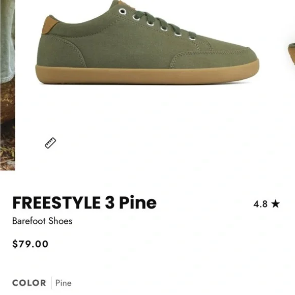 Kids Olive Green Canvas Sneakers - Comfort Casual Shoe - Picture 12 of 12